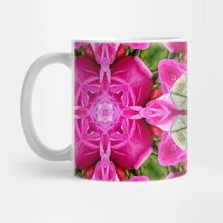 Valentine's Day pink rose pattern. Mug